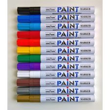 KING GARL Lakkmarker 2-3mm kerek narancs KING GARL filctoll, marker