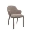 King Home AKIRA szék poliészter barna kárpitozott