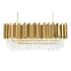  KING HOME DW-D5689S-GOLD IMPERIAL Kristály Függesztett Lámpa Átlátszó, Arany E14 IP20
