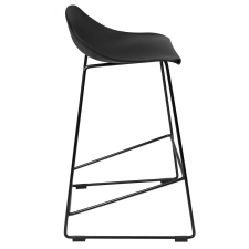 King Home King Home ROLF Polipropilén Bárszék Fekete Modern PC-148A bútor