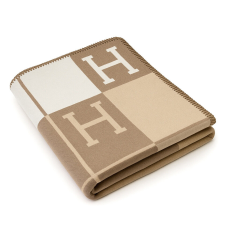 King Home Paris Home Luxus Takaró Bézs H-Monogrammos lakástextília