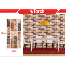 KING Öntapadós Torch Vinil Tapéta Modern Tégla Mintás tapéta, díszléc és más dekoráció
