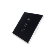 KingArt fali WiFi-s okos redőnykapcsoló fekete (KIN-KAP-ROLB) (KIN-KAP-ROLB) okos kiegészítő