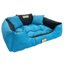  Kingdog kutyafekhely 130x105 cm kék-fekete szállítóbox, fekhely kutyáknak