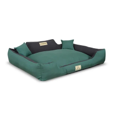 Kingdog zöld xl kutyafekhely 115x95cm szállítóbox, fekhely kutyáknak