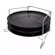 Kinghoff 4 részes pizzaforma tapadásmentes bevonattal - Ø32 cm (KH-1480) edény