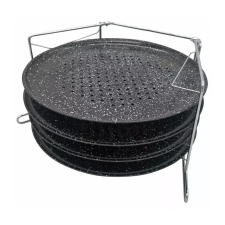 Kinghoff 5 részes pizzaforma tapadásmentes bevonattal - Ø32 cm (KH-1553) edény