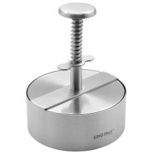 Kinghoff Burger prés Kinghoff KH 1879, Rozsdamentes acél, Átmérő 11,4 cm, Inox kerti sütés és főzés