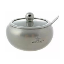 Kinghoff cukortartó - inox (KH-3732) konyhai eszköz