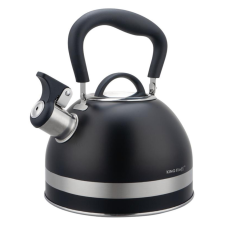 Kinghoff teáskanna, sípszóval - 1.8L - fekete (KH-1858) konyhai eszköz