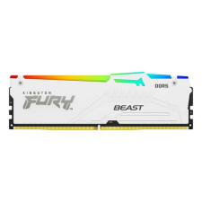 Kingston 128GB 5600MHz DDR5 RAM Kingston Fury Beast White RGB CL40 (2x32GB) (KF556C40BWAK4-128) (KF556C40BWAK4-128) - Memória memória (ram)