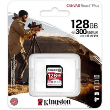  Kingston 128GB Canvas React Plus UHS-II U3 V90 SDXC memóriakártya memóriakártya