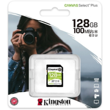 Kingston 128GB Canvas Select Plus Class 10 UHS-1 SDXC memóriakártya memóriakártya