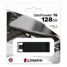 Kingston 128GB DataTraveler 70 USB-C pendrive fekete pendrive
