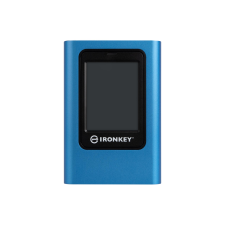Kingston 1920GB IronKey Vault Privacy 80 USB 3.2 Külső SSD - Kék (IKVP80ES/1920G) merevlemez
