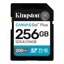 Kingston 256GB Canvas Go Plus Gen4 Class 10 UHS-I U3 V30 memóriakártya