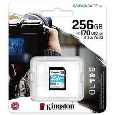 Kingston 256GB Canvas Go! Plus UHS1 U3 V30 SDXC memóriakártya (SDG3/256GB) memóriakártya
