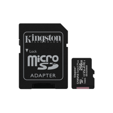Kingston 256gb sd micro canvas select plus (sdxc class 10 a1) (sdcs2/256gb) memória kártya adapterrel memóriakártya