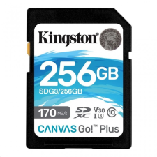 Kingston 256GB SDXC Kingston Canvas Go! Plus UHS-I U3 V30 (SDG3/256GB) memóriakártya