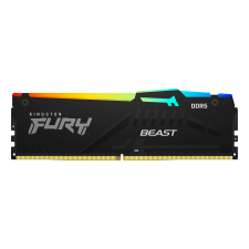 Kingston 32GB / 6000 Fury Beast RGB Black (AMD EXPO) DDR5 RAM (KF560C30BBEA-32) memória (ram)