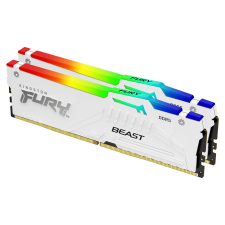 Kingston 32GB / 6000 Fury Beast RGB White (Intel XMP) DDR5 RAM KIT (2x16GB) (KF560C40BWAK2-32) memória (ram)