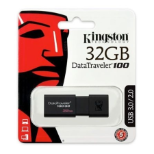 Kingston 32GB Data Traveler 100 Generation 3 USB 3.0 pendrive fekete pendrive