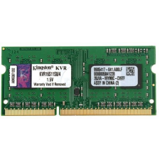 Kingston 4GB DDR3 1600MHz SODIMM (KVR16S11S8/4Bk) memória (ram)