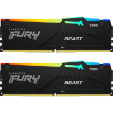 Kingston 64GB 5600MHz DDR5 RAM Kingston Fury Beast RGB CL36 (2x32GB) (KF556C36BBEAK2-64) memória (ram)