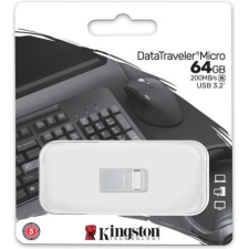 Kingston 64GB DataTraveler Micro USB 3.2 Gen 1 pendrive fém pendrive