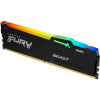Kingston 8GB 6000MHz DDR5 RAM Kingston Fury Beast RGB CL36 (KF560C36BBEA-8) (KF560C36BBEA-8) - Memória
