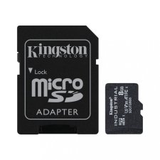 Kingston 8GB microSDHC Kingston Industrial Temperature U3 V30 A1 + adapter (SDCIT2/8GB) memóriakártya