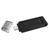 Kingston DataTraveler 70 64GB USB 3.0 Type C Fekete
