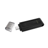 Kingston DataTraveler 70 64GB USB Type-C pendrive, fekete (DT70/64GB)