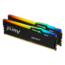 Kingston DDR5 KINGSTON FURY Beast RGB 6400MHz (Intel XMP) 32GB - KF564C32BBAK2-32 (KIT 2DB) memória (ram)