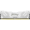 Kingston DIMM memória 16GB DDR5 7600MHz CL38 FURY RENEGADE WHITE XMP (KF576C38RW-16)