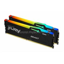 Kingston DIMM memória 2X32GB DDR5 5600MHz CL40 FURY Beast RGB (KF556C40BB2AK2-64) memória (ram)