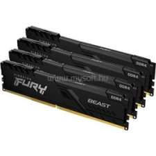 Kingston DIMM memória 4X16GB DDR4 3200MHz CL16 Fury Beast Black (KF432C16BBK4/64) memória (ram)