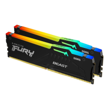 Kingston FURY Beast RGB - DDR5 - kit - 32 GB: 2 x 16 GB - DIMM 288-pin - 5200 MHz / PC5-41600 - unbuffered (KF552C36BBEAK2-32) memória (ram)