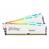 Kingston FURY Memória DDR5 32GB 6000MT/s CL36 DIMM (Kit of 2) Beast White RGB EXPO (KF560C36BWE2AK2-32)