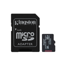 Kingston Memóriakártya MicroSDHC 32GB Industrial C10 A1 pSLC + Adapter memóriakártya