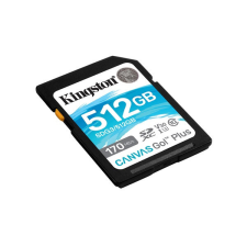 Kingston Memóriakártya SDXC 512GB Canvas Go Plus 170R C10 UHS-I U3 V30 memóriakártya