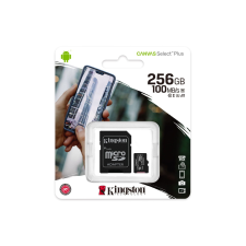 Kingston - MICROSDXC Canvas Select Plus 256GB + adapter - SDCS2/256GB memóriakártya