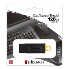 Kingston Pendrive - Datatraveler Exodia DTX/128GB (128GB, USB3.2, fekete) pendrive