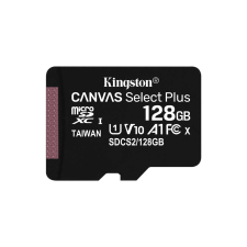 Kingston SDCS2/128GB memóriakártya MicroSDXC 128GB Canvas Select Plus 100R A1 C10 + Adapter memóriakártya