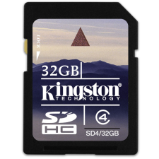 Kingston SDHC 32GB Class 4 memóriakártya