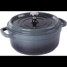 KingStyle Pot with lid with non-stick surface 2,2 l grey (53607) edény