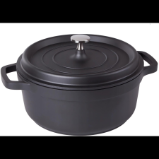 KingStyle Pot with lid with non-stick surface 4 l black (53608) edény