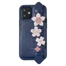 KINGXBAR Sweet Swarovski Apple iPhone 12 mini blue tok és táska