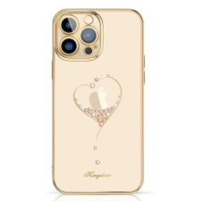 KINGXBAR Wish Series szilikon tok Kristályos iPhone 15 Pro Max - arany tok és táska