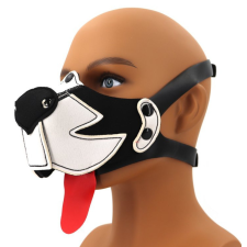 kinky puppy Muz Puppy Szájkosár Fekete-Fehér - Stílusos és Kényelmes Megoldás Kutyáknak szájkosár